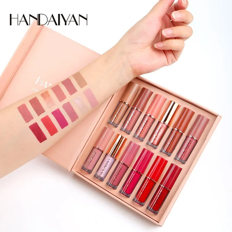 Liquide matte Lipstick 12Pcs Set