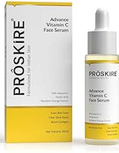 Proskire 10% Advance Vitamin C Serum With Ferulic Acid (Pack of 2)