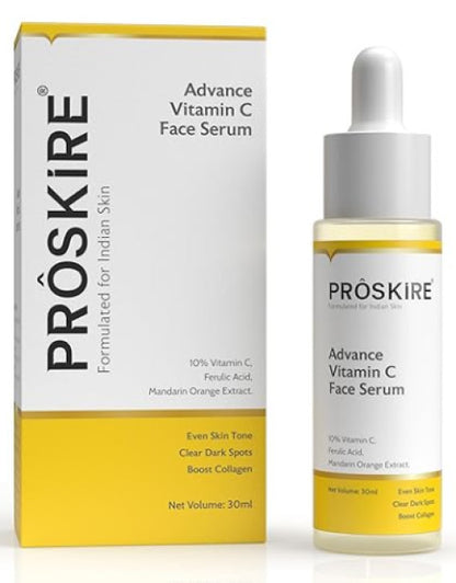 Proskire 10% Advance Vitamin C Serum With Ferulic Acid (Pack of 2)